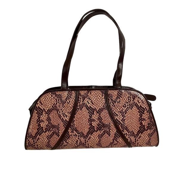 Wild Rose Faux Snakeskin Mini Purse - Picture 2 of 7